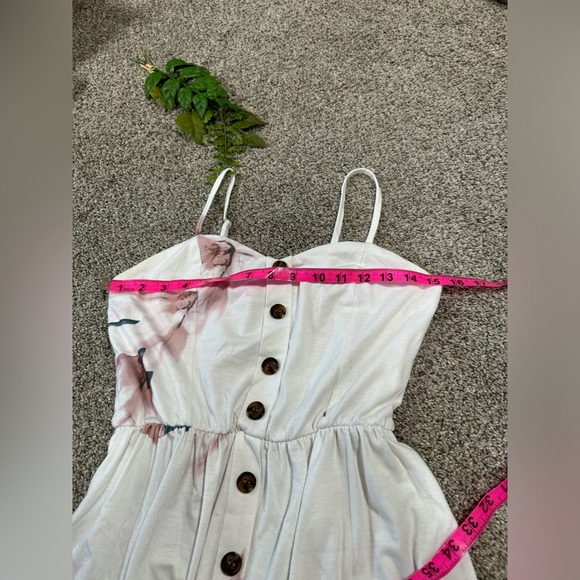 Cute White Midi Dress - Picture 8 of 8